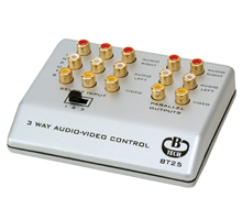 B-Tech 3-Way Audio/Video Control