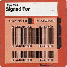 Royal Mail UK Signed For or Tracked 48 2nd Class